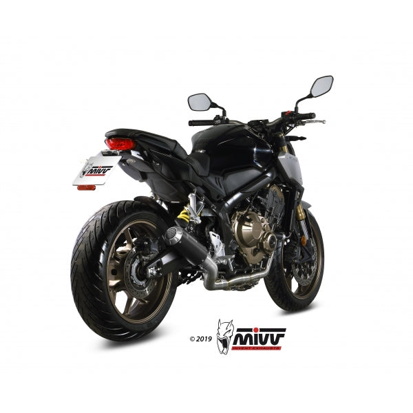 MIVV FULL SYSTEM 4x2x1 MK3 BLACK HONDA CB 650 R / CBR 650 R 2019-23