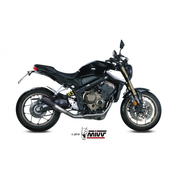 MIVV FULL SYSTEM 4x2x1 MK3 BLACK HONDA CB 650 R / CBR 650 R 2019-23