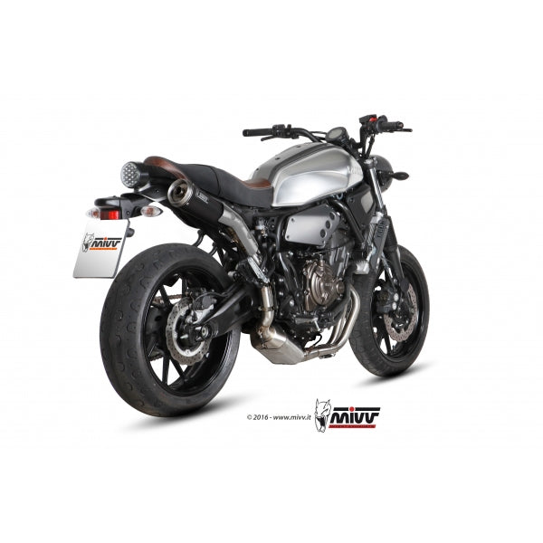 MIVV FULL SYSTEM 2x1 GHIBLI BLACK YAMAHA XSR 700 2016-22