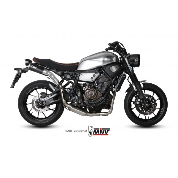 MIVV FULL SYSTEM 2x1 GHIBLI BLACK YAMAHA XSR 700 2016-22