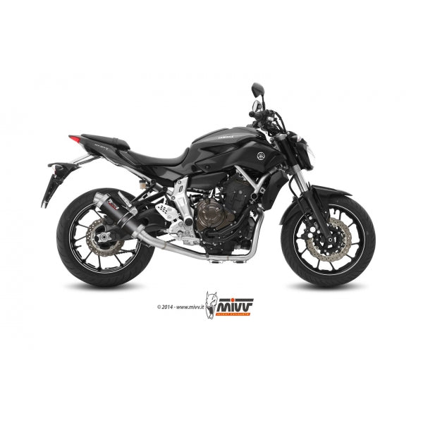 MIVV SISTEMA COMPLETO 2x1 GP CARBON YAMAHA MT-07 / FZ-07 2014-24