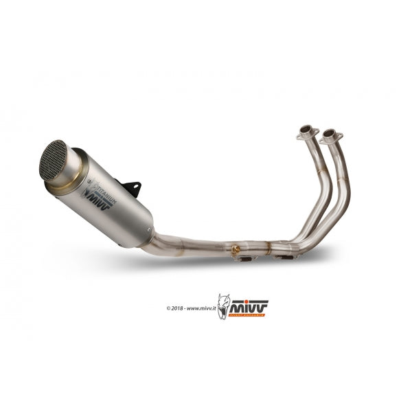 MIVV SISTEMA COMPLETO 2x1 GP PRO TITANIUM YAMAHA MT-07 / FZ-07 2014-24