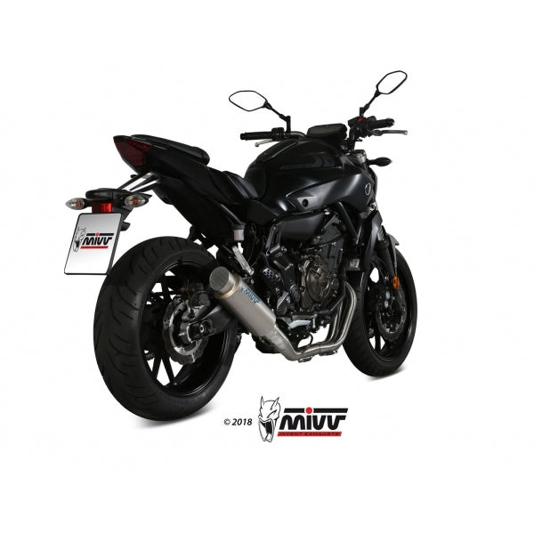 MIVV SISTEMA COMPLETO 2x1 GP PRO TITANIUM YAMAHA MT-07 / FZ-07 2014-24