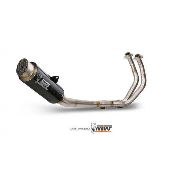 MIVV SISTEMA COMPLETO 2x1 GP PRO CARBON YAMAHA MT-07 / FZ-07 2014-24