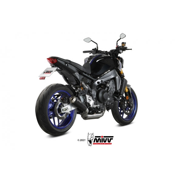 MIVV SISTEMA COMPLETO 3x1 X-M1 BLACK YAMAHA MT-09 / SP / FZ-09 2021-23