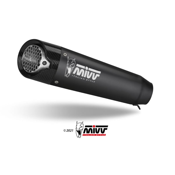 MIVV FULL SYSTEM 3x1 X-M5 BLACK YAMAHA MT-09 / SP / FZ-09 2021-23