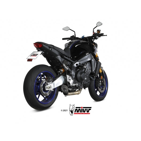 MIVV FULL SYSTEM 3x1 X-M5 BLACK YAMAHA MT-09 / SP / FZ-09 2021-23