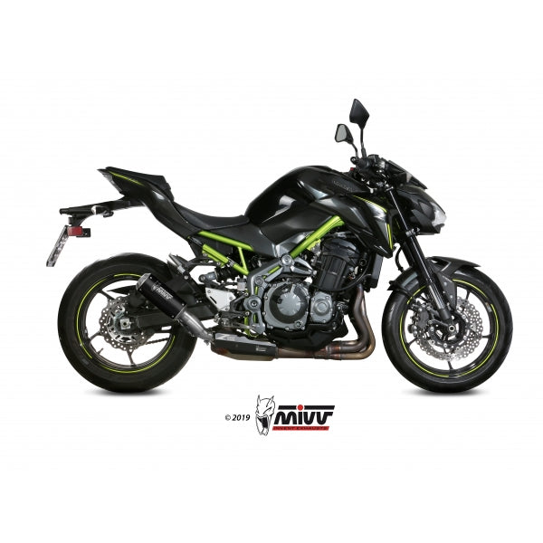 MIVV SLIP-ON MK3 BLACK KAWASAKI Z900 2017-19 / Z900 A2 2017-23