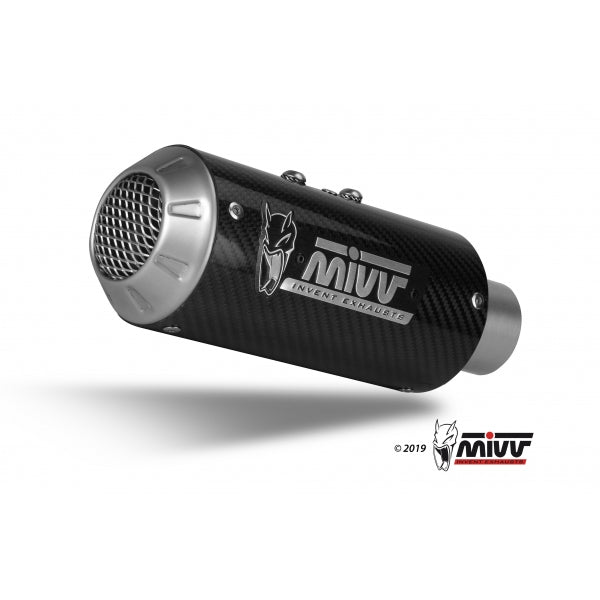 MIVV FULL SYSTEM 2x1 MK3 CARBON KAWASAKI NINJA 650 / Z650 2017-23