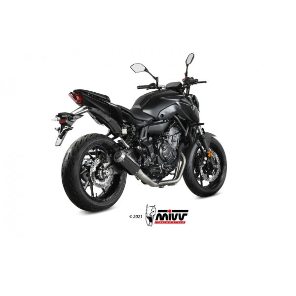 MIVV SISTEMA COMPLETO 2x1 MK3 CARBON YAMAHA MT-07 / FZ-07 2014-24