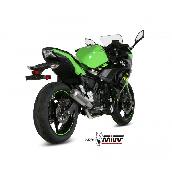 MIVV FULL SYSTEM 2x1 MK3 ST. STEEL KAWASAKI NINJA 650 / Z650 2017-23