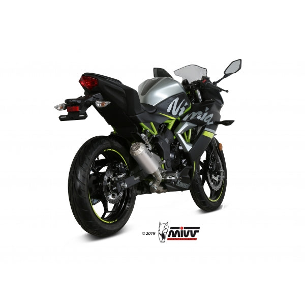 MIVV SLIP-ON MK3 ST. STEEL KAWASAKI NINJA 125 / Z125 2019-24