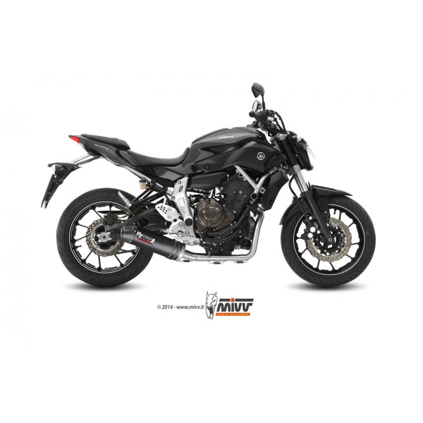 MIVV SISTEMA COMPLETO OVAL CARBONO YAMAHA MT-07 / FZ-07 2014-24