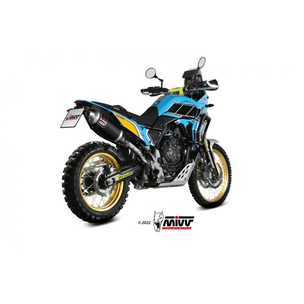MIVV SLIP-ON DAKAR BLACK YAMAHA Ténéré 700 2019-24
