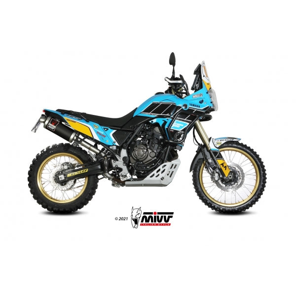 MIVV SLIP-ON DAKAR BLACK YAMAHA Ténéré 700 2019-24