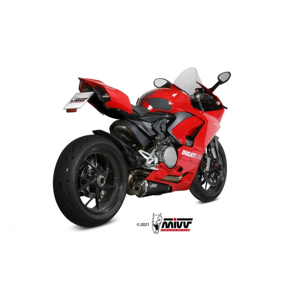 MIVV SLIP-ON DELTA RACE BLACK DUCATI PANIGALE V2 2020-24 / STREETFIGHTER V2 955 2022-24