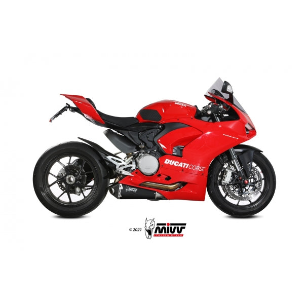 MIVV SLIP-ON DELTA RACE BLACK DUCATI PANIGALE V2 2020-24 / STREETFIGHTER V2 955 2022-24