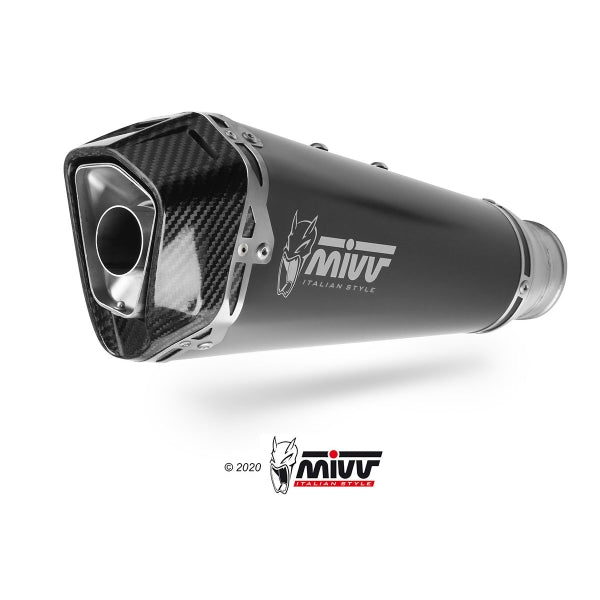 MIVV SLIP-ON DELTA RACE BLACK HONDA X-ADV 750 2017-23