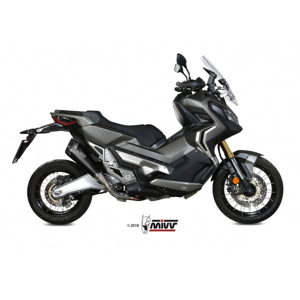 MIVV SLIP-ON DELTA RACE BLACK HONDA X-ADV 750 2017-23 (2)