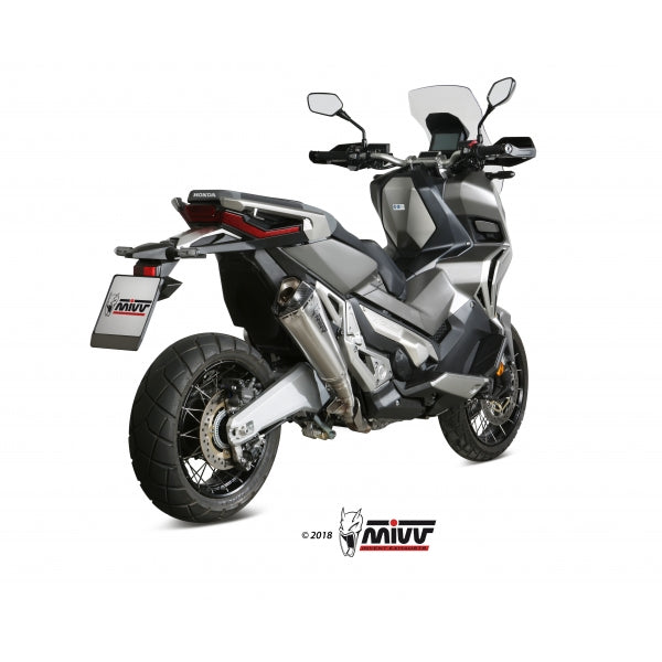 MIVV SLIP-ON DELTA RACE ST. STEEL HONDA X-ADV 750 2017-24