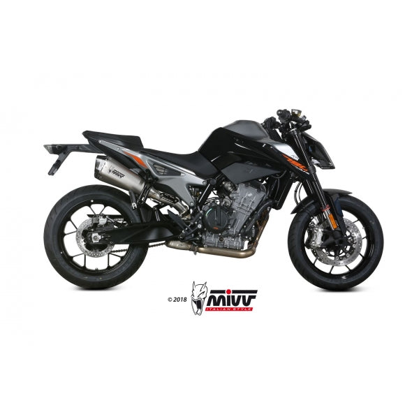 MIVV SLIP-ON DELTA RACE ST. STEEL KTM 790 DUKE 2018-20 / 890 DUKE 2020-24
