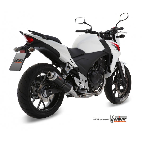 MIVV SLIP-ON GP BLACK HONDA CB 500 F / X / CBR 500 R 2013-15
