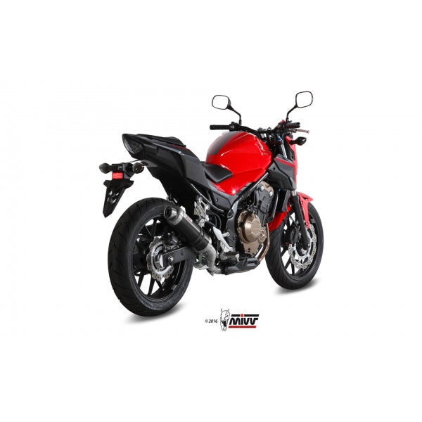 MIVV SLIP-ON GP BLACK HONDA CB 500 F 2016-18