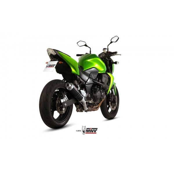 MIVV SLIP-ON GP BLACK KAWASAKI Z750 2007-14
