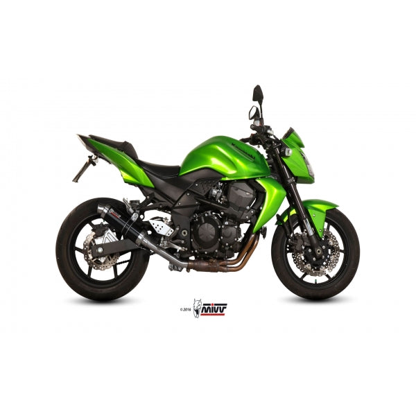 MIVV SLIP-ON GP BLACK KAWASAKI Z750 2007-14