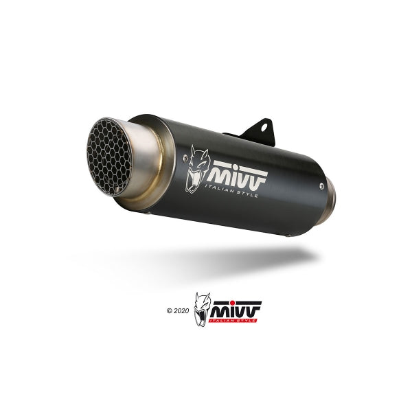 MIVV SLIP-ON GP PRO BLACK DUCATI MONSTER 821 2018-20 / MONSTER 1200 2017-21