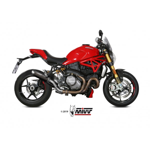 MIVV SLIP-ON GP PRO BLACK DUCATI MONSTER 821 2018-20 / MONSTER 1200 2017-21