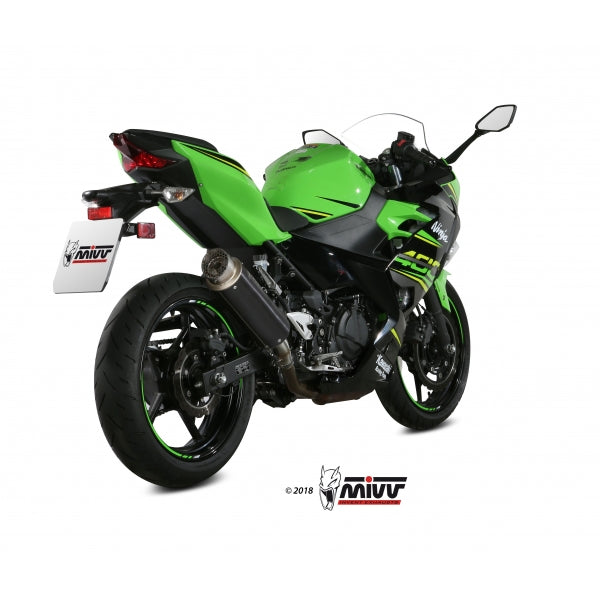 MIVV SLIP-ON GPpro BLACK KAWASAKI NINJA 400 2018-20 / Z400 2019-20