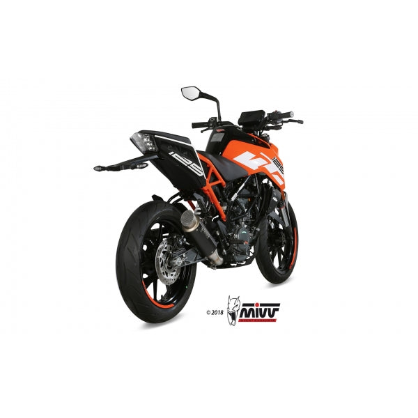 MIVV SLIP-ON GPpro BLACK KTM 125/390 2017-20 DUKE / RC 125/390 2017-21