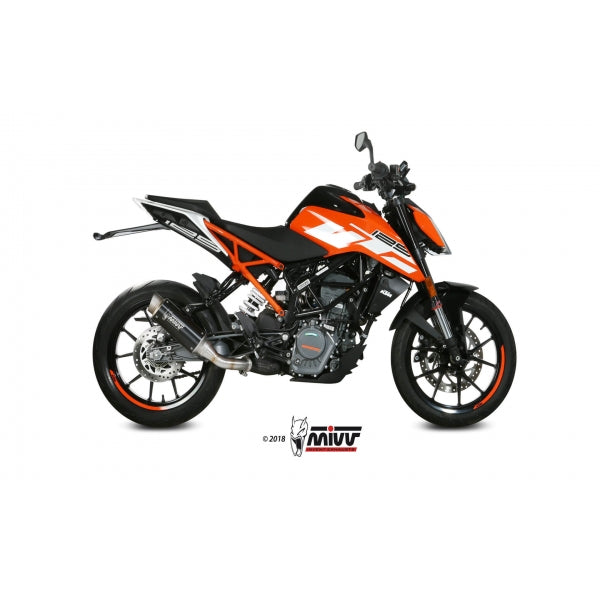 MIVV SLIP-ON GPpro BLACK KTM 125/390 2017-20 DUKE / RC 125/390 2017-21