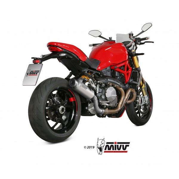MIVV SLIP-ON GP PRO TITAN DUCATI MONSTER 821 2018-20 / MONSTER 1200 2017-21