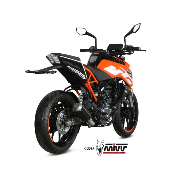 MIVV SLIP-ON MK3 BLACK KTM 125/390 2017-20 DUKE / RC 125/390 2017-21