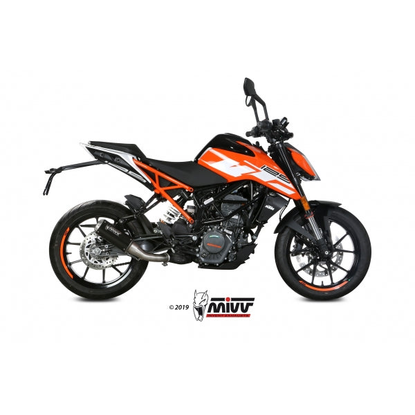 MIVV SLIP-ON MK3 BLACK KTM 125/390 2017-20 DUKE / RC 125/390 2017-21