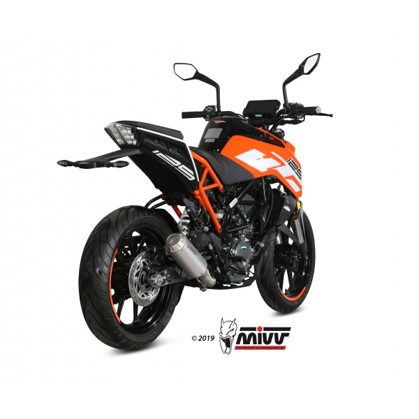 MIVV SLIP-ON MK3 ST. STEEL KTM 125/390 DUKE 2017-20 / RC 125/390 2017-21