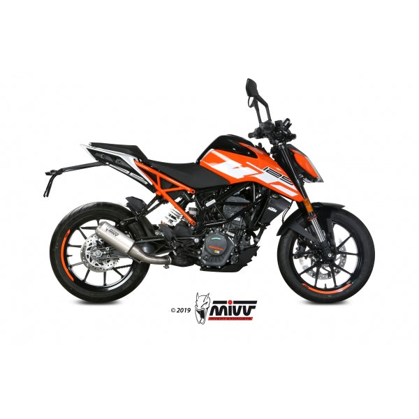 MIVV SLIP-ON MK3 ST. STEEL KTM 125/390 DUKE 2017-20 / RC 125/390 2017-21