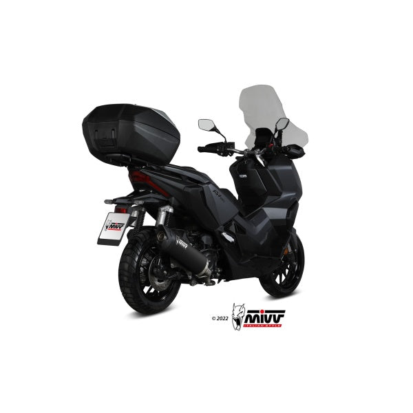 MIVV SLIP-ON MOVER BLACK HONDA ADV 350 / FORZA 350 / SH 350 2022-24