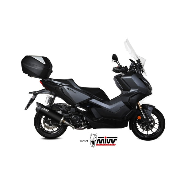 MIVV SLIP-ON MOVER BLACK HONDA ADV 350 / FORZA 350 / SH 350 2022-24