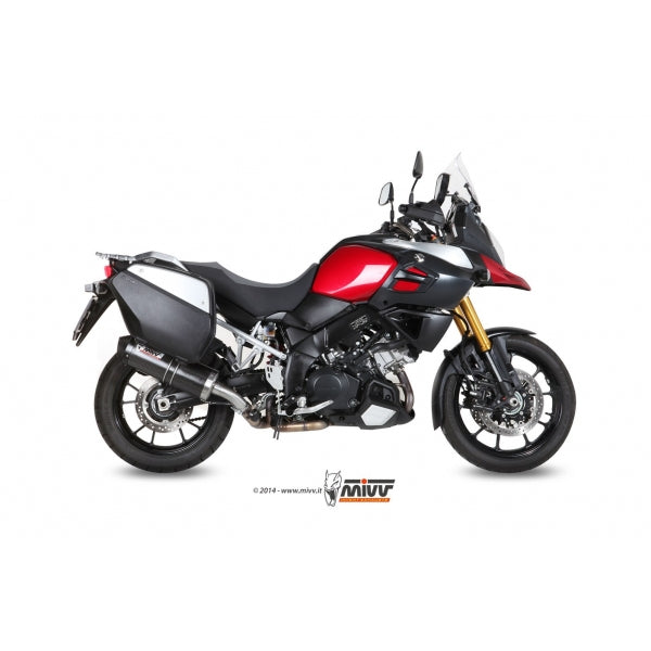 MIVV SLIP-ON OVAL CARBON WITH CARBON CAP SUZUKI DL V-STROM 1000 / XT 14-20 / V-STROM 1050 / XT 20-24