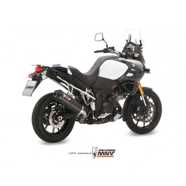 MIVV SLIP-ON OVAL CARBON WITH CARBON CAP SUZUKI DL V-STROM 1000 / XT 14-20 / V-STROM 1050 / XT 20-24