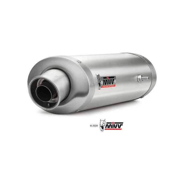 MIVV SLIP-ON OVAL ST. STEEL KAWASAKI ZX-6 RR / ZX-6 R 636 2005-06
