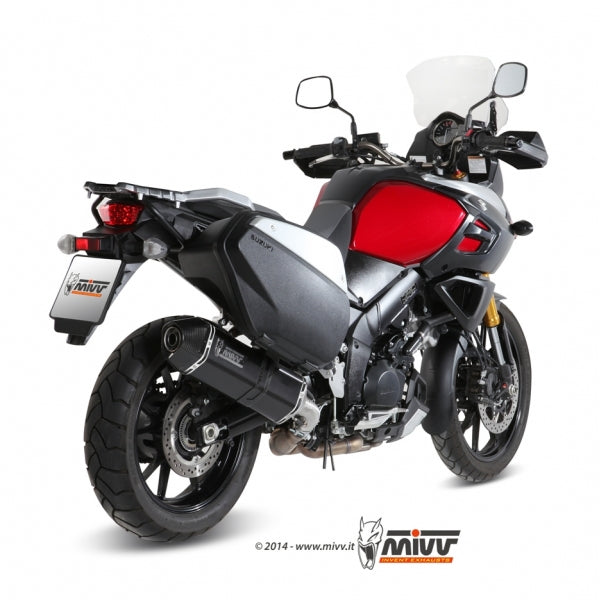 MIVV SLIP-ON SPEED EDGE BLACK SUZUKI DL V-STROM 1000 - XT 2014-20 / V-STROM 1050 - XT 2020-24