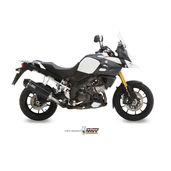 MIVV SLIP-ON SPEED EDGE BLACK SUZUKI DL V-STROM 1000 - XT 2014-20 / V-STROM 1050 - XT 2020-24