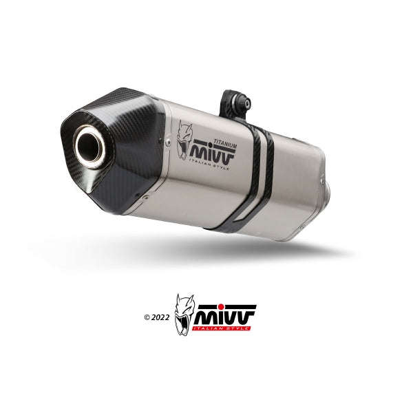 MIVV SLIP-ON SPEED EDGE TITANIUM HOMOLOGADO KTM 1290 SUPER ADVENTURE / R / S 2021-24