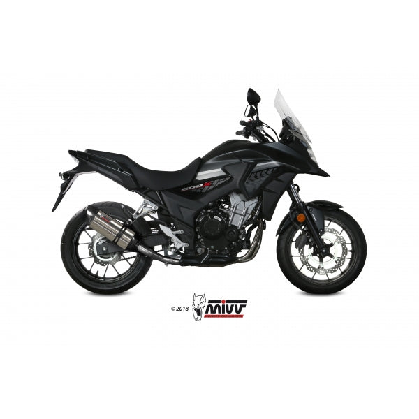 MIVV SLIP-ON SUONO ST. STEEL WITH CARBON CAP HONDA CB 500 F / X 2017-22