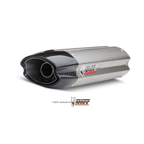 MIVV SLIP-ON SUONO ST. STEEL WITH CARBON CAP HONDA CBR 600 RR 2007-12 / CBR 600 RR 2013-16