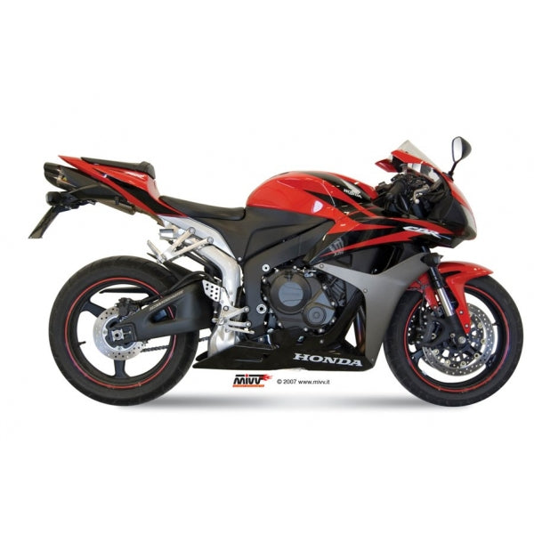 MIVV SLIP-ON SUONO ST. STEEL WITH CARBON CAP HONDA CBR 600 RR 2007-12 / CBR 600 RR 2013-16